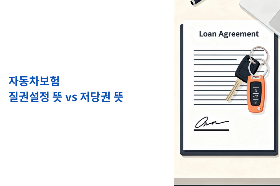 자동차보험 질권설정 뜻
